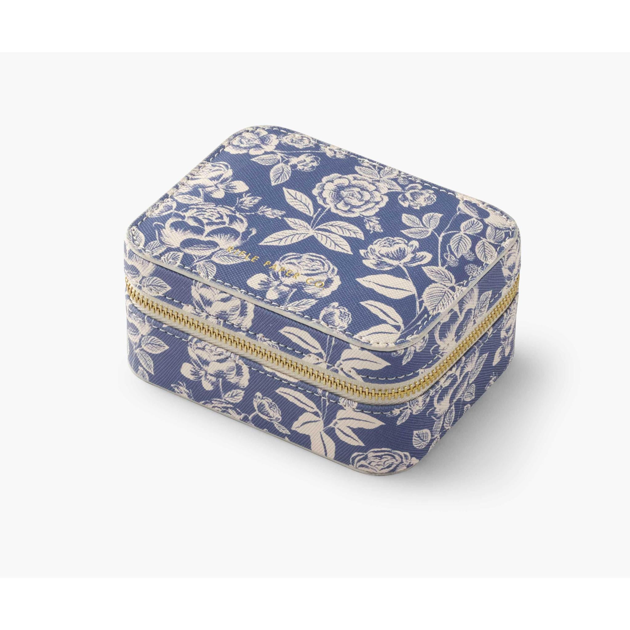 English Rose Travel Jewelry Case